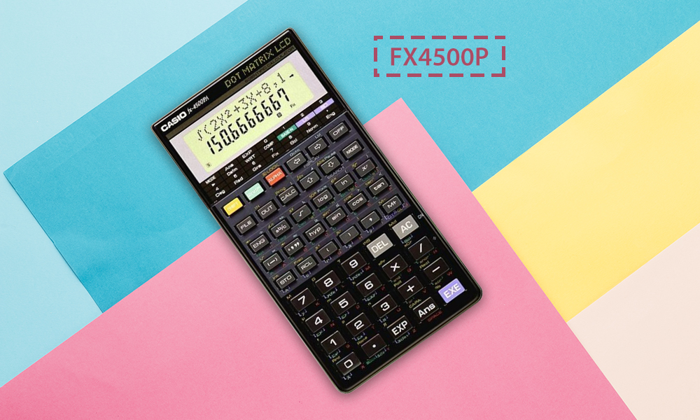 آشنايى با ساختار كلى ماشین‌حساب کاسیوFX4500P