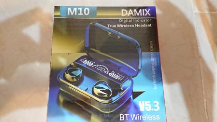 هدفون بلوتوثی مدل Earbuds TWS V5.3 M10 DAMIX