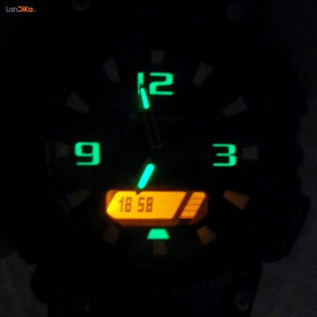 ساعت مچی عقربه ای مردانه کاسیو مدل AQ-S810W-1AVDF - دو زمانه - غواصی