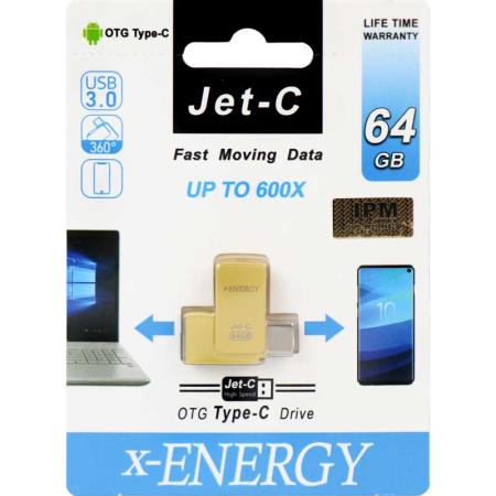 فلش مموری ایکس-انرژی مدل JET-C ظرفیت 64 گیگابایت