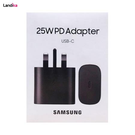 آداپتور شارژر 25 واتی سامسونگ مدل SAMSUNG 25W PD Adaptor USB-C