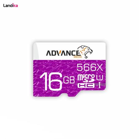کارت حافظه microSDHC ادونس مدل 566X کلاس 10 استاندارد UHS-I U1 سرعت 85MBps ظرفیت 16 گیگابایت