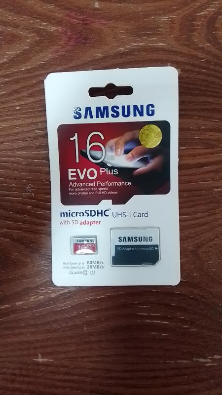 کارت حافظه microSDXC سامسونگ مدل Evo Plus کلاس 10 استاندارد UHS-I U1 سرعت 100MBps ظرفیت 16 گیگابایت