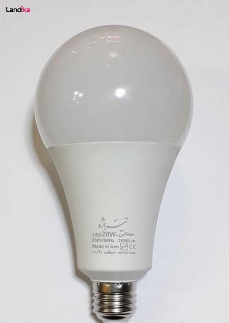 لامپ ۲۰ وات حبابی تیراژه مدل BL20 پایه E27
