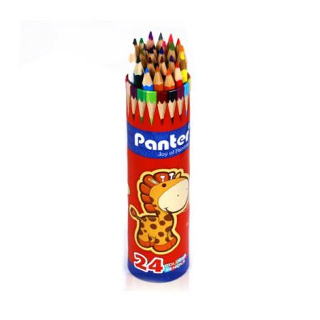 مداد رنگی 24 رنگ پنتر جعبه لوله ای