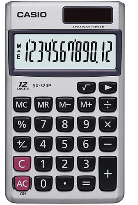 ماشین حساب جیبی کاسیو SX-320P