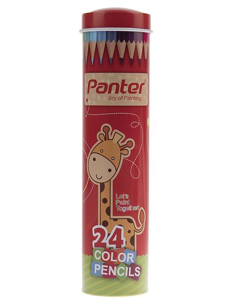 مداد رنگی 12 رنگ پنتر جعبه لوله ای