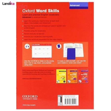 کتاب Oxford word skills Advanced اثر Ruth Gairns and Stuart Redman انتشارات Oxford غیر اصل