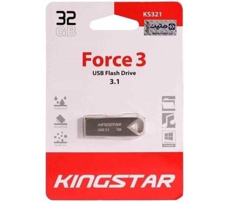 فلش مموری کینگ‌ استار مدل KS321 Force3 USB3.1 ظرفیت 32 گیگابایت
