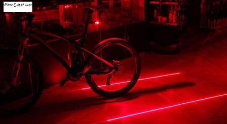 چراغ لیزری دوچرخه (7 حالته)
