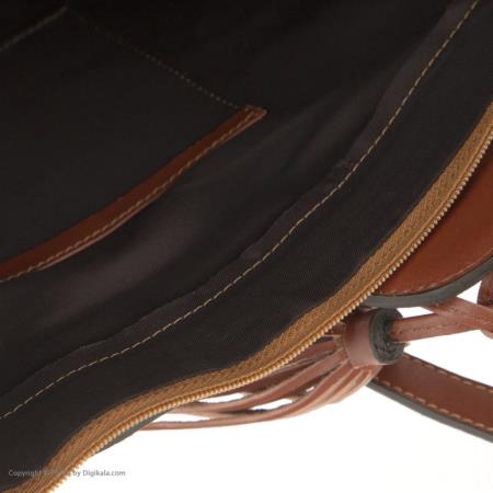 کیف دوشی زنانه چرم طبیعی آفتاب مدل SH09