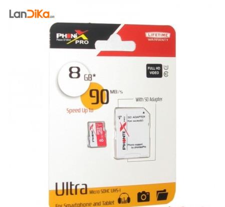 رم میکرو 8GB- فونیکس - Phonix Pro U1 Ultra Plus خشاب دار