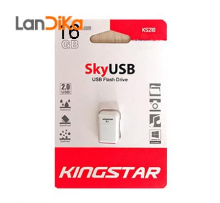 فلش مموری کینگ‌ استار مدل sky USB KS210 ظرفیت 16 گیگابایت