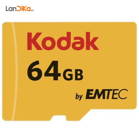 کارت حافظه‌ میکرو اس دی کداک UHS-I U1کلاس 10 سرعت 85MBps استاندارد 64GB