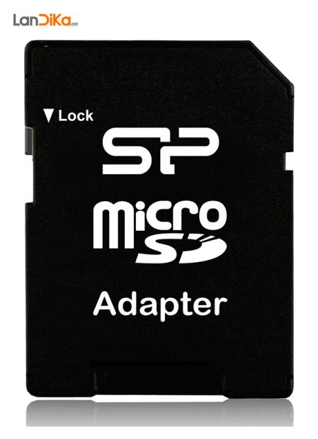 کارت حافظه microSDHC سیلیکون پاور کلاس 10 استاندارد UHS-I U1 سرعت 85MBps همراه با آداپتور SD ظرفیت 64 گیگابایت