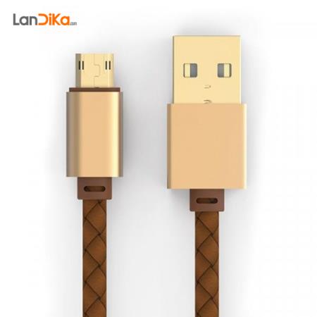 کابل تبدیل USB به microUSB الدینیو مدل LS25 طول 1.2 متر