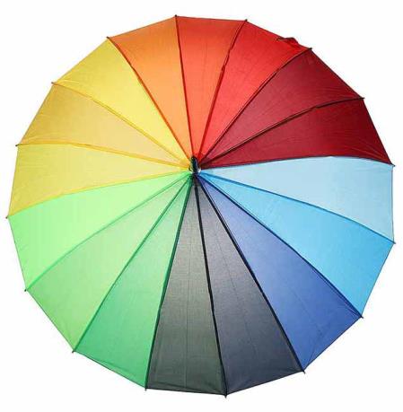 چتر طرح رنگارنگ