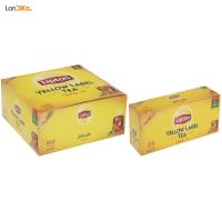 پک 125 عددی چای کیسه‌ ای Lipton مدل Yellow Label