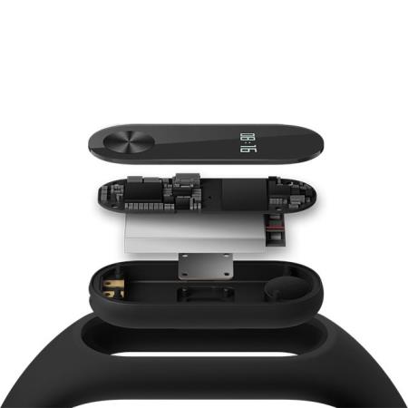 مچ بند هوشمند شیائومی مدل Mi Band ۲ به همراه محافظ صفحه نمایش