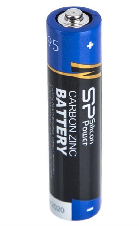 باتری قلمی و نیم قلمی سیلیکون پاور مدل Carbon Zinc بسته 16 عددی