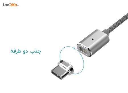کابل مبدل USB به USB-C دودوکول مدل DA125 مگنتی به طول 1.2 متر