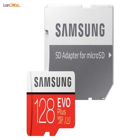 کارت حافظه microSDXC سامسونگ همراه با آداپتور SD ظرفیت 128 گیگابایت