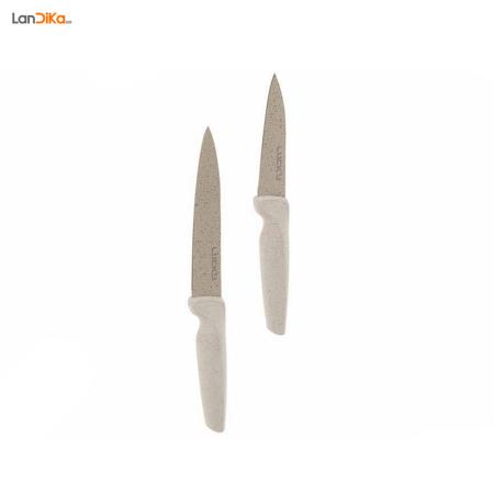 ست چاقوی 3 پارچه لاکی مدل LK-NK211