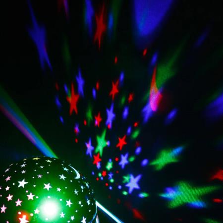 چراغ رقص نور گردان کهکشانی Dancing RGB LED
