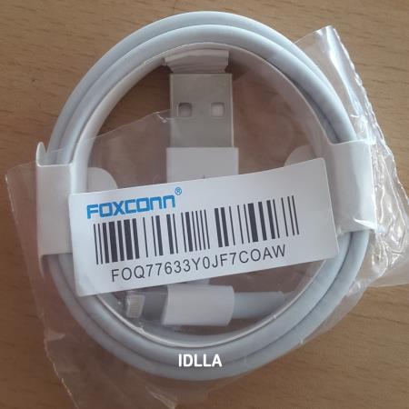 کابل شارژ USB فاکس‌کان سری تایوانی مناسب برای Apple iPhone 5 6 7 8 به طول 1 متر