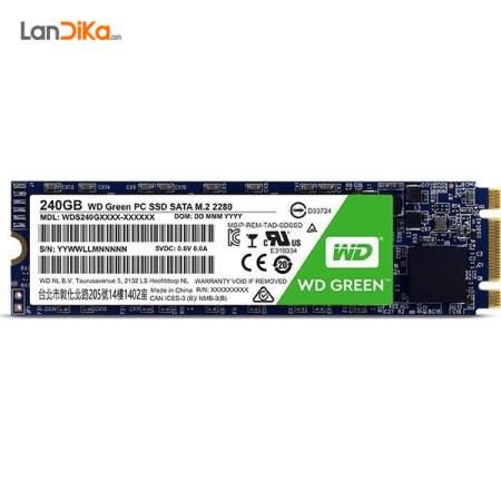 حافظه SSD وسترن دیجیتال مدل GREEN WDS120G1G0B ظرفیت 120 گیگابایت