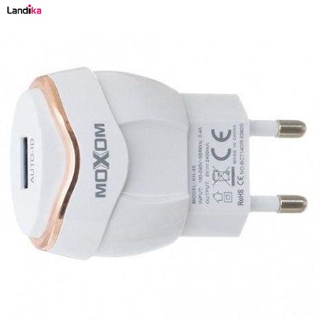 شارژر دیواری مکسوم مدل KH-35 همراه کابل microUSB