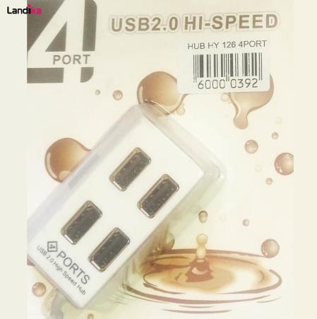 هاب 4 پورت USB 2.0 مدل Hi-Speed