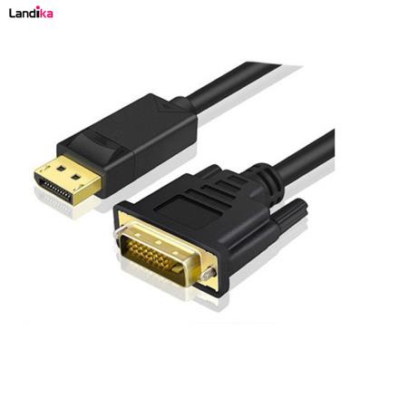 کابل مبدل DisplayPort به درگاه نر DVI طول 1.8 متر