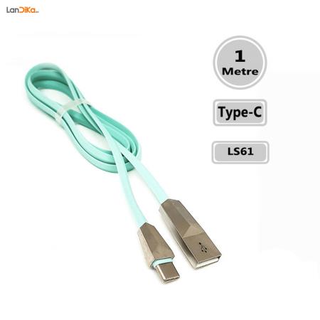 کابل تبدیل USB به type-c الدینیو مدل LS61 به طول 1 متر