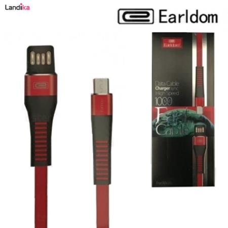 کابل تبدیل USB به microUSB ارلدام مدل EC-052M طول 1 متر