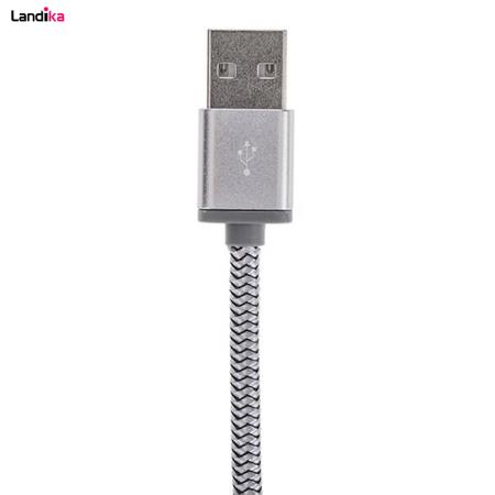 کابل تبدیل USB به microUSB الدینیو مدل LS17 به طول 2 متر