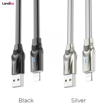 کابل تبدیل USB به لایتنینگ بروفون مدل BU12 طول 1.2 متر