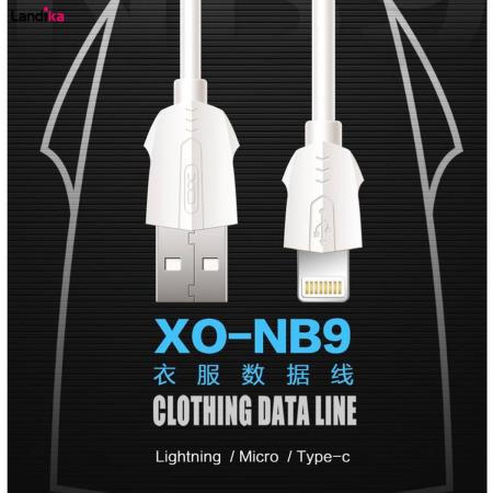 کابل تبدیل USB به لایتنینگ ایکس او مدل NB9 طول 2 متر