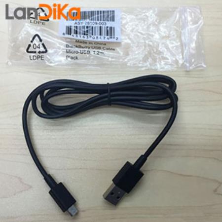 کابل تبدیلUSB به Micro USB اصلی BlackBerry مدل ASY-28109-003 به طول 1.2 متر