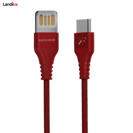 کابل تبدیل لایتینگ به USB-C کی اف سنیور مدل KF-T86 طول 1.2 متر