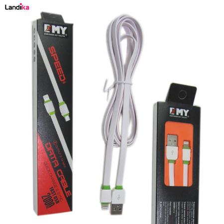 کابل تبدیل USB به لایتنینگ امی مدل MY-450 طول 2 متر