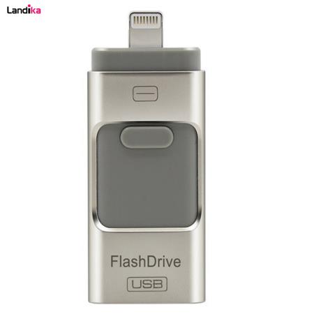 فلش مموری سه کاره Flash Drive ظرفیت 64 گیگابایت