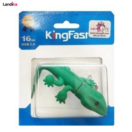 فلش عروسکی kingfast طرح تمساح ظرفیت 16 گیگابایت
