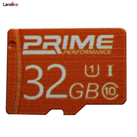 کارت حافظه microSDHC پرایم کلاس 10 استاندارد UHS-I U1 سرعت 60MB/s ظرفیت 32 گیگابایت