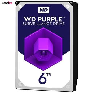 هارد دیسک اینترنال وسترن دیجیتال مدل Purple WD62PURZ ظرفیت 6 ترابایت