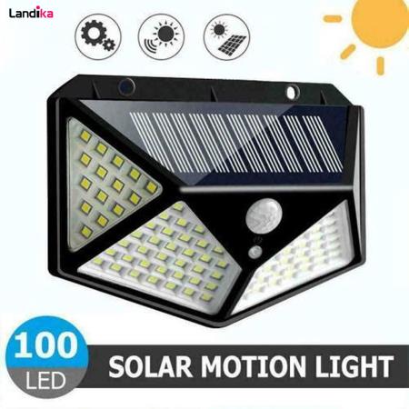 چراغ شارژی دیواری SOLAR خورشیدی مدل KT-100	