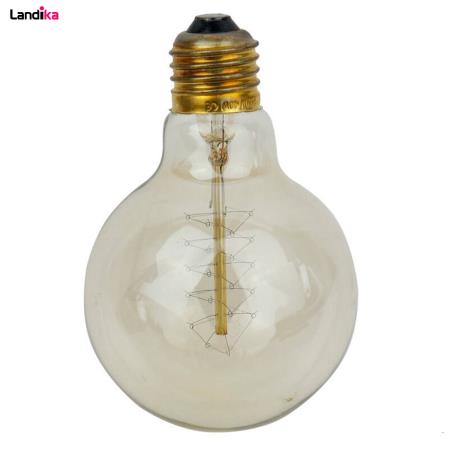 لامپ ادیسونی دکوراتیو ۴۰ وات حبابی مدل G95 با سر پیچ E27