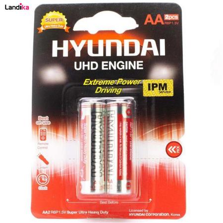 باتری قلمی هیوندای مدل UHD ENGINE پک 2 عددی