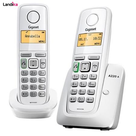 تلفن بی سیم منشی دار گیگاست مدل A220A Duo