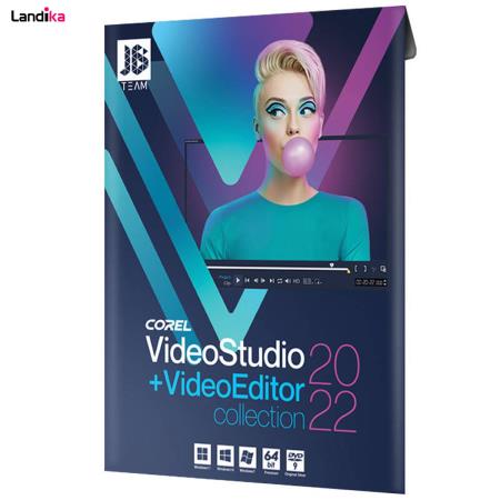 مجموعه نرم افزارهای کورل Video Studio نسخه ۲۰۲۲ و Video Editor از نشر جی بی تیم